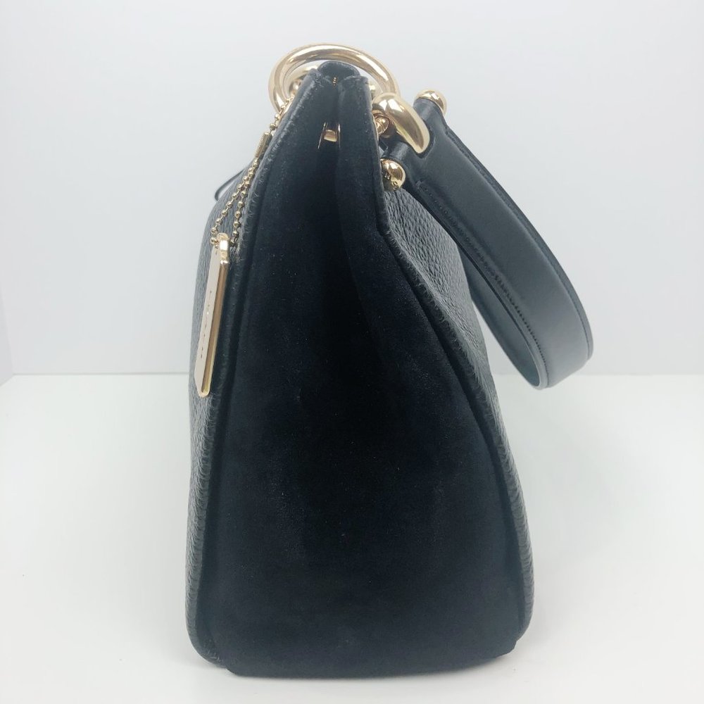 Coach Mixed Leather Shoulder Bag - Picture 8 of 11